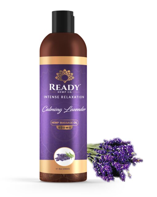 Massage Oil – Intense Relaxation Lavender 500mg CBD (FULL SPECTRUM)